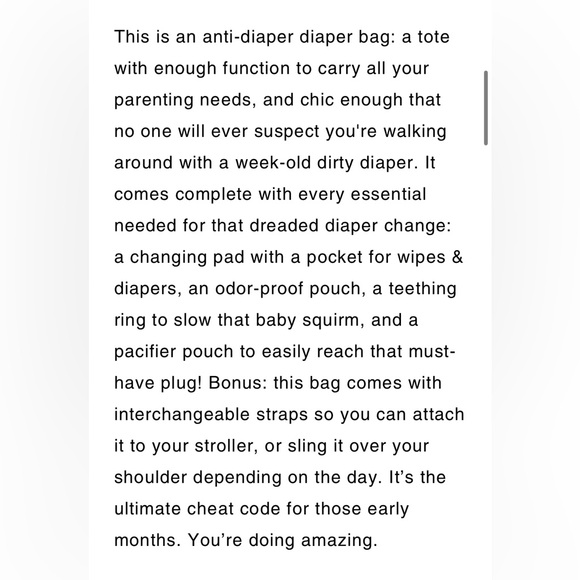 Beis diaper bag tote black - Picture 6 of 15